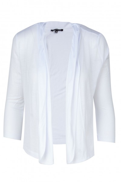 #One more Story Bolero-Jacke mit Schalkragen