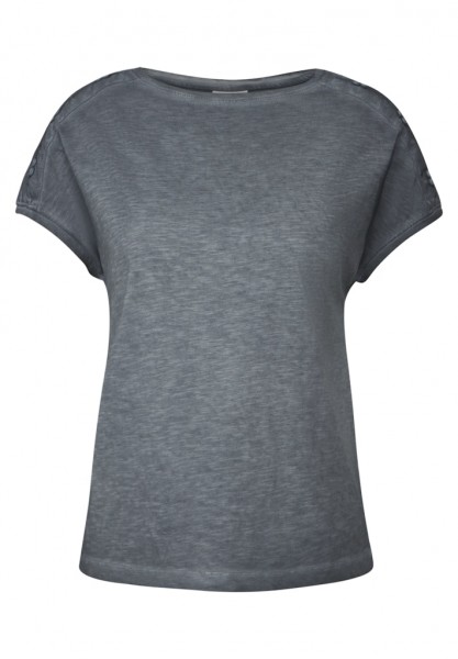 Cecil T-Shirt mit Knopfdetail