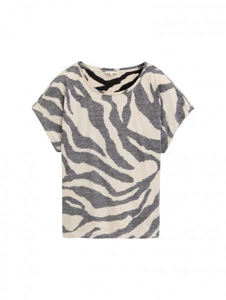 Tom Tailor T-Shirt mit Inside-Out Print