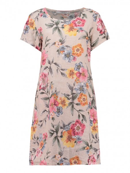 Zabaione Kleid mit floralem all-over-Print