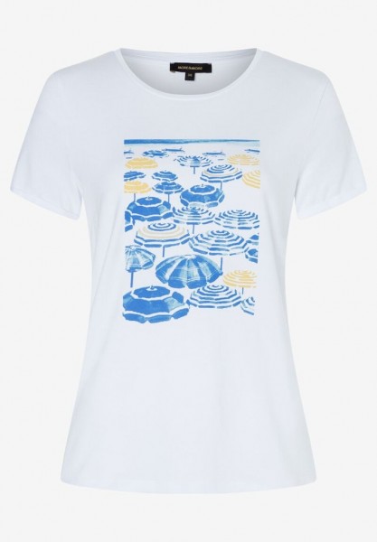 T-Shirt mit Beach-Print Frühjahrs-Kollektion