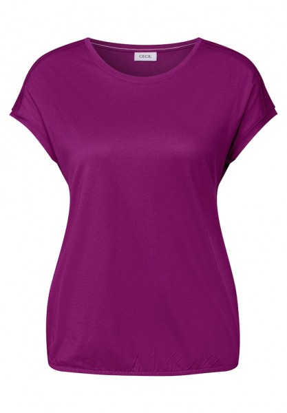 Shirt in Unifarbe