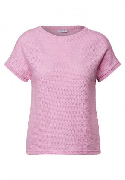 Cecil Struktur-T-Shirt
