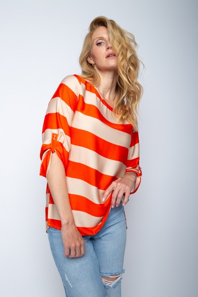 Emily van den Bergh gestreifte Bluse