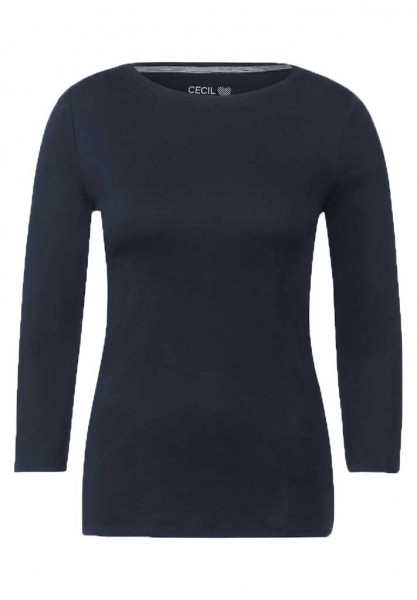 Basic Shirt in Unifarbe