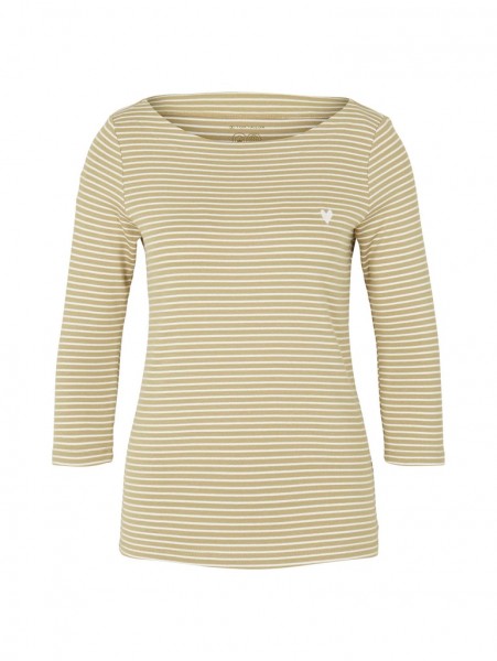 Tom Tailor Gestreiftes Langarmshirt mit Bio-Baumwolle