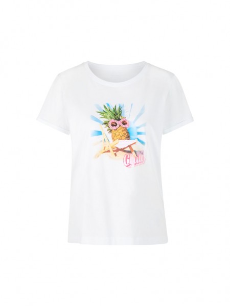 &quot;Rethink Together&quot; T-Shirt mit Strass