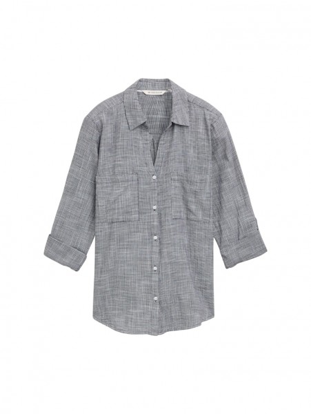 Bluse mit Brusttaschen