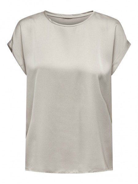 ONLLIEKE S/S SATIN MIX TOP WVN NOOS