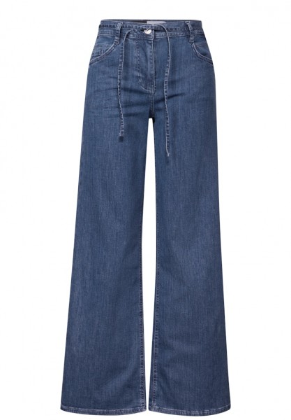 Cecil Flared Wide Leg Jeans