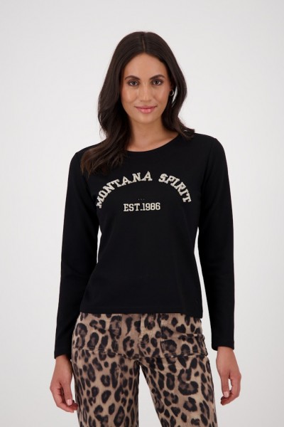 Monari Sweatshirt mit Wording