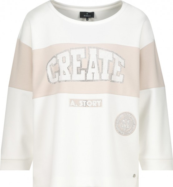 Monari Sweatshirt mit Patch
