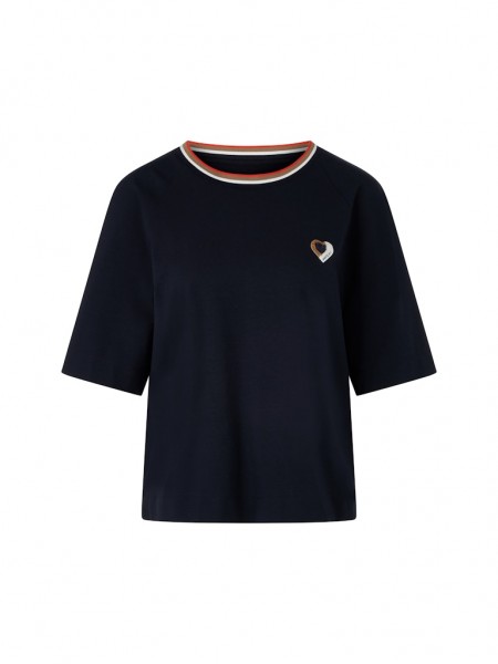 Cropped T-Shirt mit Kurzarm