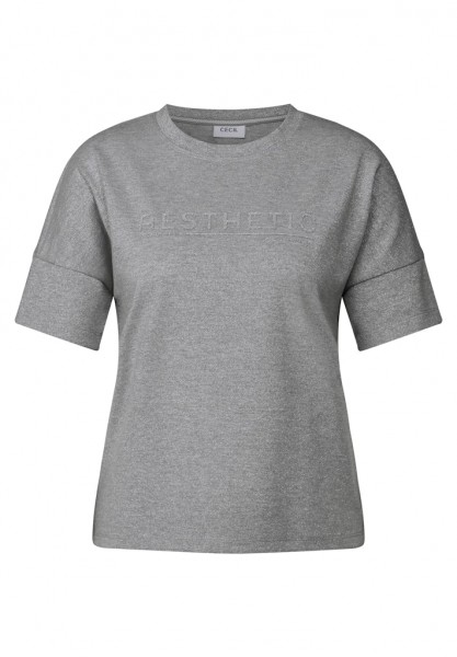 Cecil Glitzer-Shirt mit Wording
