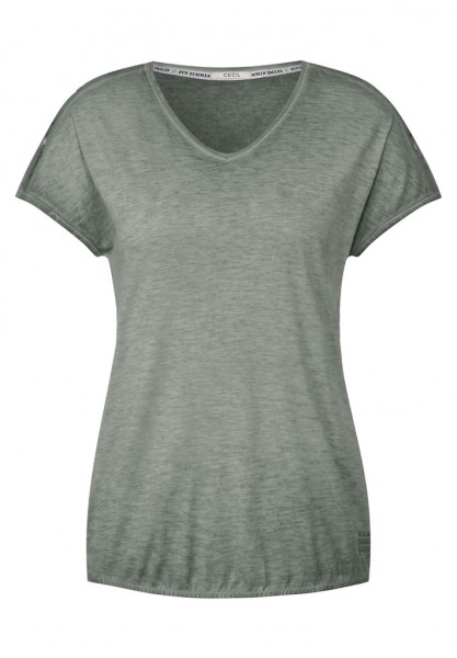 Cecil T-Shirt in gewaschener Optik