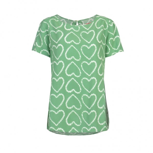 Lieblingsstück Blusenshirt ReneeL mit Batik-Herzen