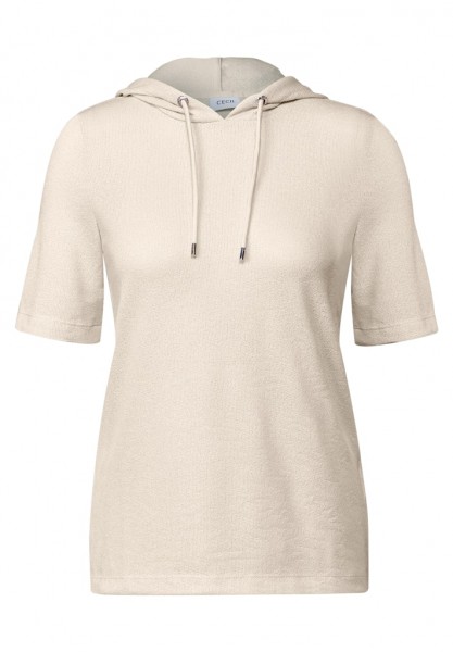 Cecil Crepe Hoodie-Shirt