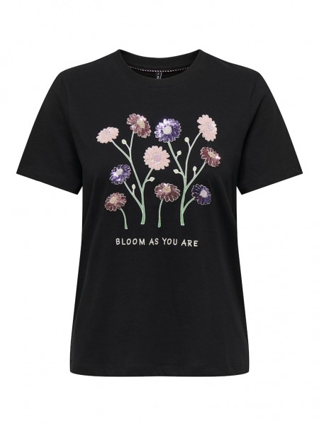 Only T-Shirt mit Print