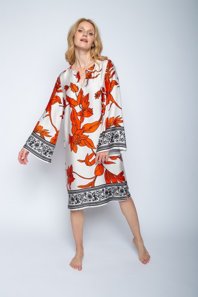 Emily van den Bergh Midi-Kleid