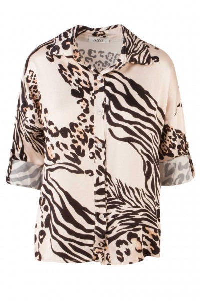 Coll64 Bluse in Satinoptik