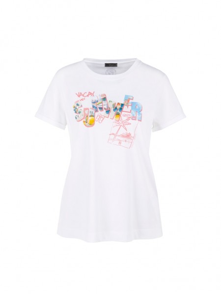 &quot;Rethink Together&quot; T-Shirt mit Print
