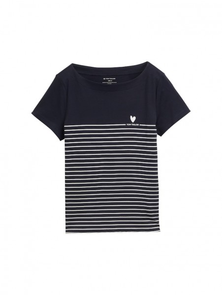 T-Shirt mit Streifenmuster