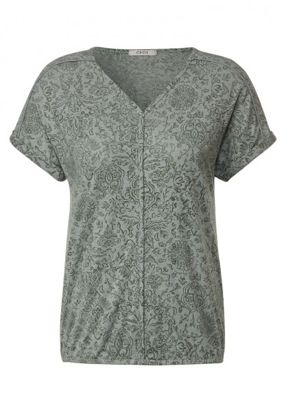 Cecil Melange Burn Out Shirt