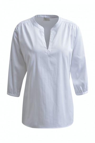 Milano Italy Bluse mit V-Ausschnitt