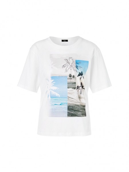 &quot;Rethink Together&quot; T-Shirt mit Strass