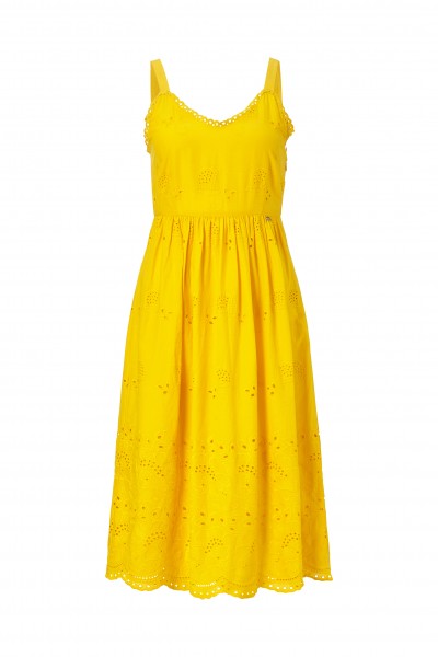 Rich & Royal Kleid mit Lochstickerei
