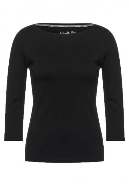 Basic Shirt in Unifarbe