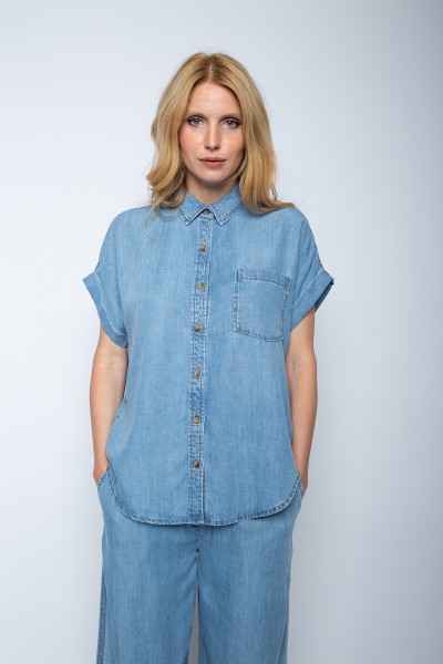 Emily van den Bergh Denim-Bluse