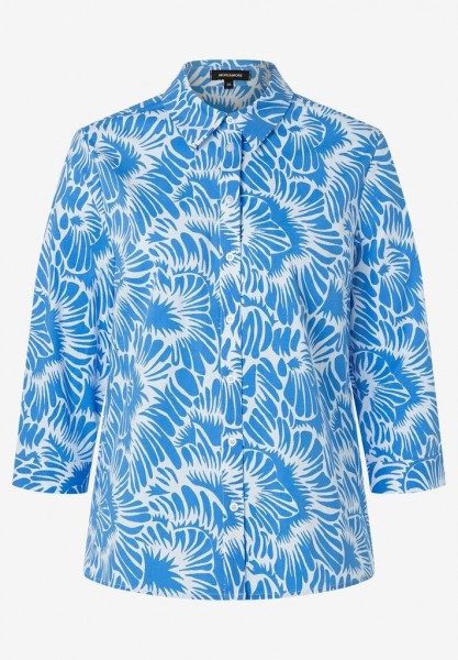 Printbluse blau/weiß Frühjahrs-Kollektion