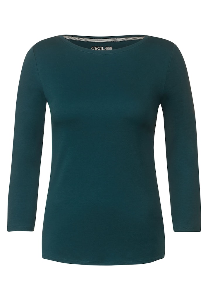 Cecil Basic Shirt in Unifarbe | Damenmode | Schmitz Das Modehaus