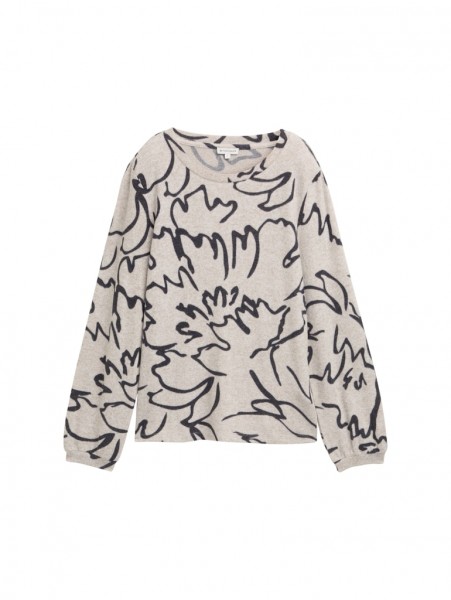 Tom Tailor Langarmshirt mit Muster