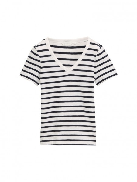 T-Shirt mit V-Ausschnitt