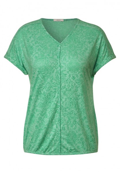 Cecil Melange Burn Out Shirt