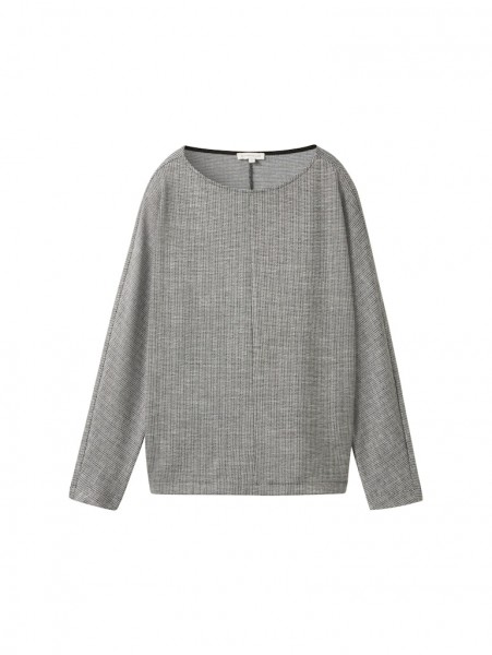 Loose Fit Sweatshirt mit Fledermausärmeln