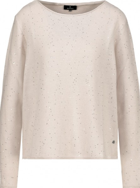 Monari Pullover mit Pailletten