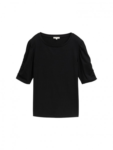 Tom Tailor T-Shirt mit Raffärmeln